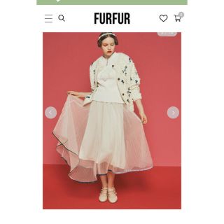 ファーファー(fur fur)の mさん専用FURFUR（ファーファー）  ヘムトリミングプリーツスカート(ロングスカート)