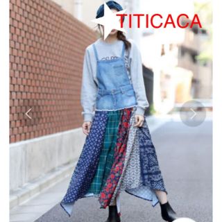 チチカカ(titicaca)のTITICACA【美品】2wayジャンパースカート(ロングワンピース/マキシワンピース)