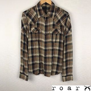 美品 roar ロアー 長袖シャツ チェック サイズ2