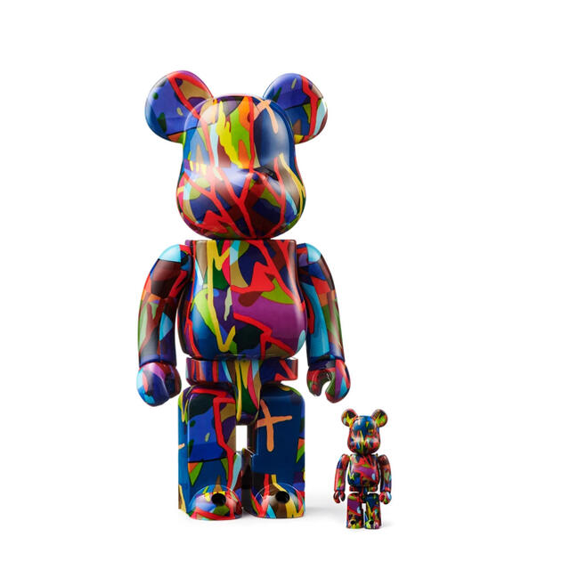 BE@RBRICK KAWS Tension 100％ \u0026 400％