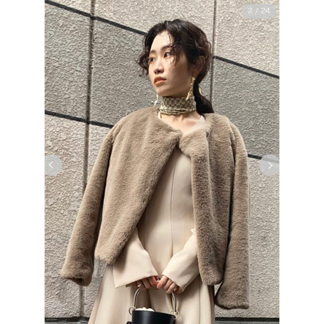大人気人気SALE】 FRAY I.D - フレイアイディー 美品 0 ムートンコート