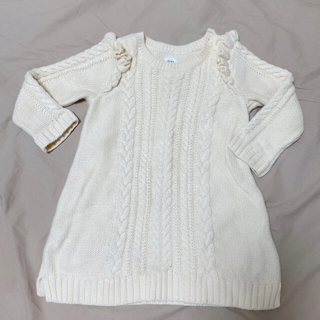 babyGAP(ベビーギャップ)のベビーギャップニットワンピース キッズ/ベビー/マタニティのベビー服(~85cm)(ワンピース)の商品写真