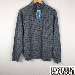 ヒステリックグラマー(HYSTERIC GLAMOUR)の新品 ヒステリックグラマー ジャケット 薄手 グレー サイズM タグ付未使用品(ブルゾン)