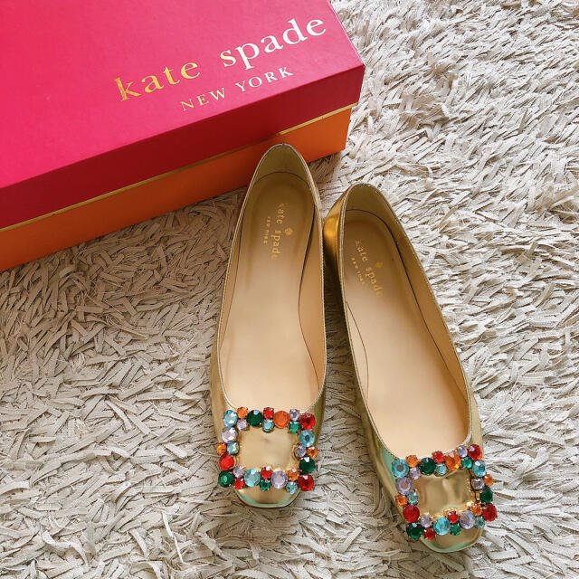 kate spade new york(ケイトスペードニューヨーク)のkate spade 靴 ケイトスペード フラットシューズ 靴 ♠︎ レディースの靴/シューズ(バレエシューズ)の商品写真