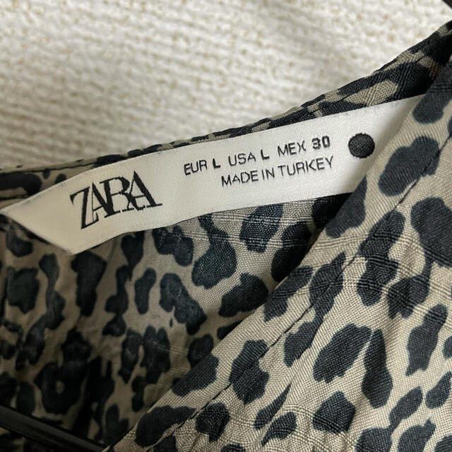 ZARA(ザラ)のzara レオパードティアードワンピース レディースのワンピース(ひざ丈ワンピース)の商品写真