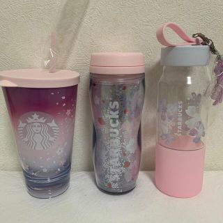 スターバックスコーヒー(Starbucks Coffee)の【新品】韓国スタバ 桜 SAKURA タンブラー ボトル3個セット(タンブラー)