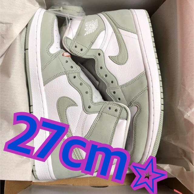 メンズNIKE WMNS AIR JORDAN 1 HIGH OG SEAFOAM