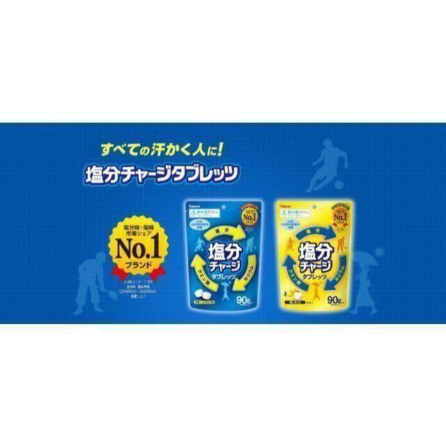 【4セット】塩分チャージタブレッツ 塩レモン味 スポーツドリンク味 食品/飲料/酒の食品(菓子/デザート)の商品写真