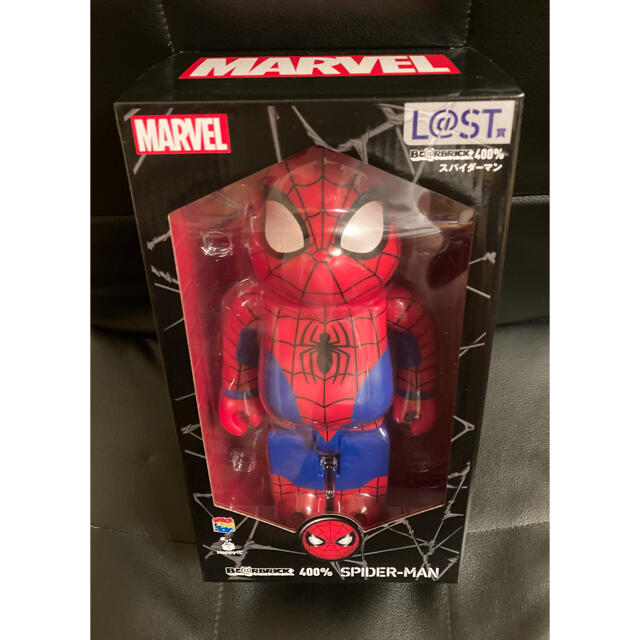 MARVEL Happyくじ BE@RBRICK/スパイダーマン L@ST賞-