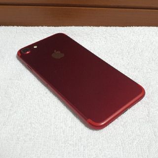 アイフォーン(iPhone)のiPhone7 128GB PRODUCT RED 赤身 レッド SIMフリー(スマートフォン本体)