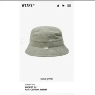 ダブルタップス(W)taps)の【M】wtaps BUCKET 01 / HAT / COTTON. DENIM(ハット)