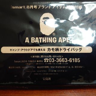 アベイシングエイプ(A BATHING APE)のスマート8月号 カモ柄ドライバッグ(その他)