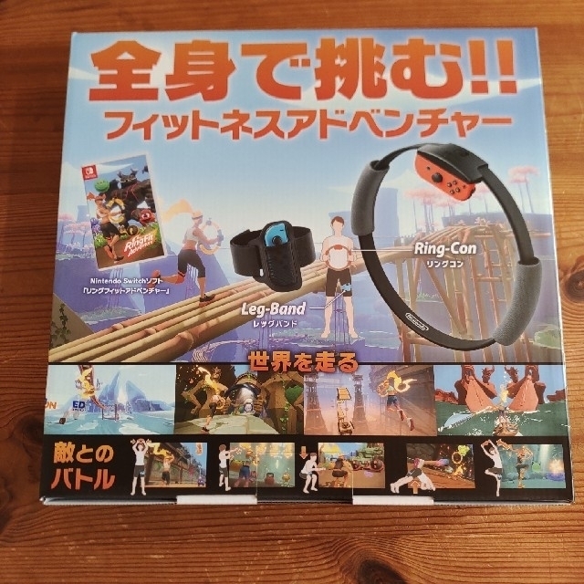 Nintendo Switch(ニンテンドースイッチ)のリングフィット　アドベンチャー エンタメ/ホビーのゲームソフト/ゲーム機本体(家庭用ゲームソフト)の商品写真