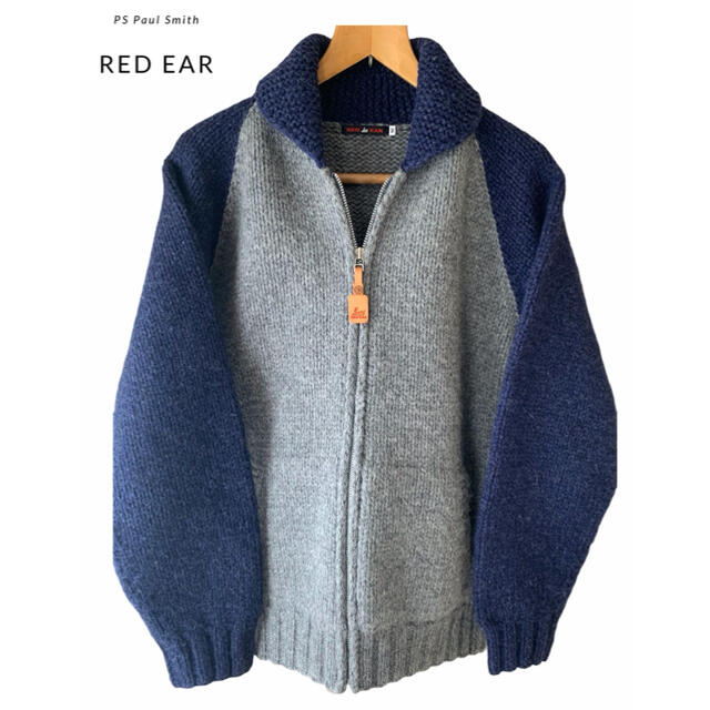 【極級】Paul Smith /RED EAR /肉厚ウールニット/ブルゾン