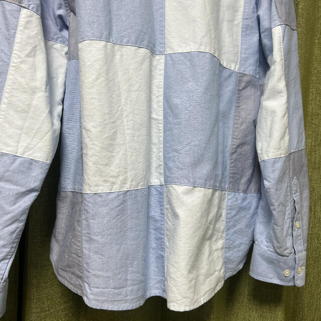 【M】supreme patchwork oxford shirt シャツ 5