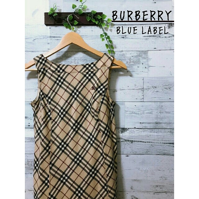 【美品】BURBERRY BLUE LABEL ワンピース ノバチェック