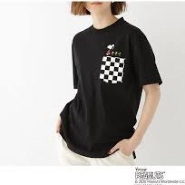 BASE CONTROL(ベースコントロール)のBASE CONTROL Tシャツ　スヌーピー レディースのトップス(Tシャツ(半袖/袖なし))の商品写真