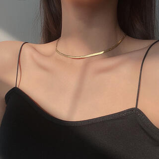 ザラ(ZARA)のチョーカー ネックレス ゴールド 重ねづけ シンプル 韓国 海外 SHEIN(ネックレス)