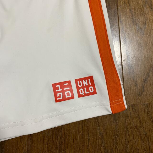 UNIQLO(ユニクロ)のユニクロ　テニスパンツ　白　L スポーツ/アウトドアのテニス(ウェア)の商品写真