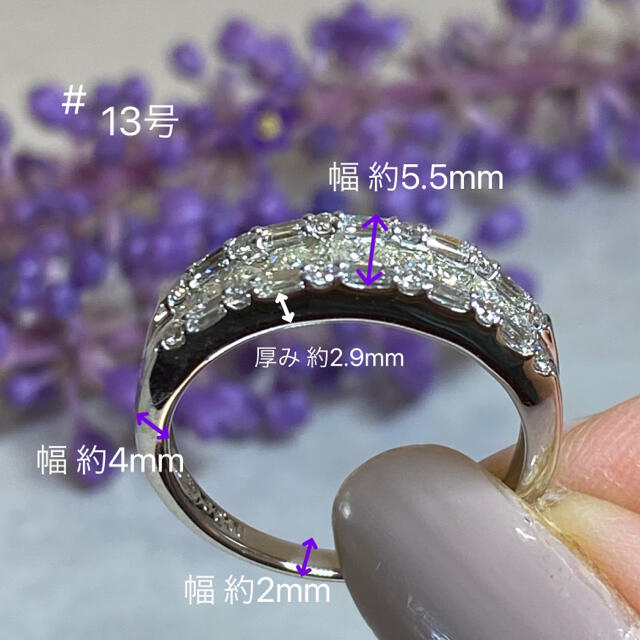 pt900    煌めき良い ダイヤモンド 1.00ct  リング 5