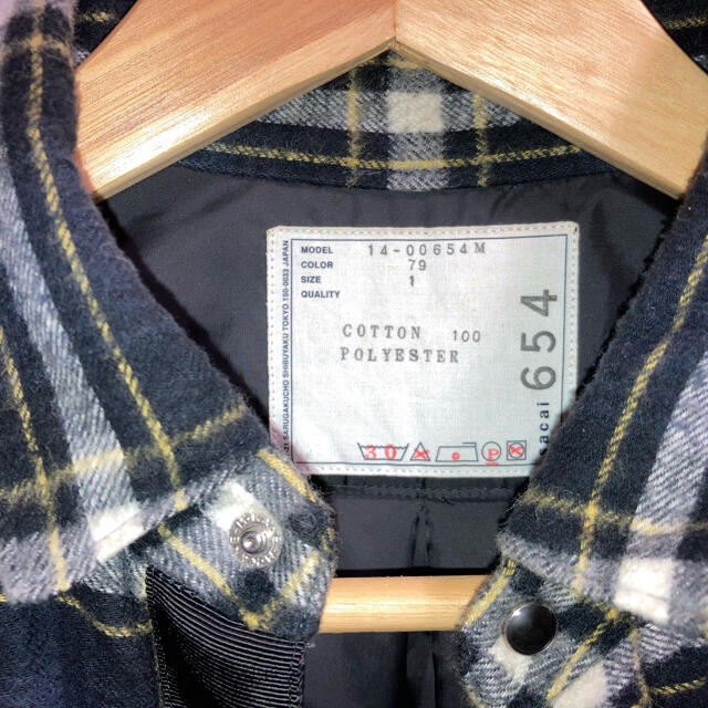 sacai(サカイ)のsacai キルティングシャツブルゾン メンズのジャケット/アウター(ブルゾン)の商品写真