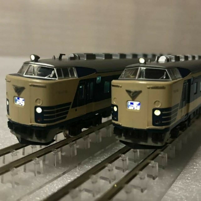 KATO583系 国鉄特急 ライトLED化 室内灯付き 8両セット ジャンク品