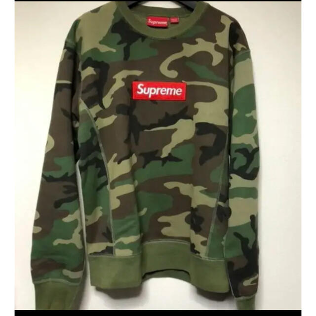 Supreme 15AW Box Logo Crewneck camo カモ