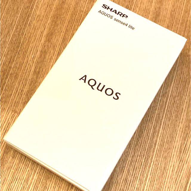 【新品】AQUOS sense4 lite SIMフリー