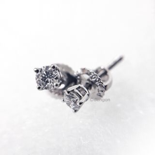 ティファニー(Tiffany & Co.)の【美品】ティファニー  ソリティアピアス　ダイヤモンドPT950 (ピアス)