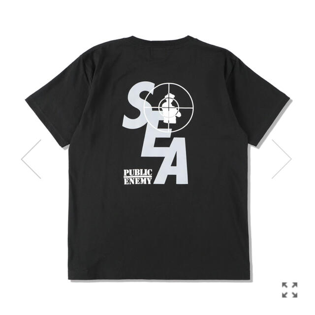 PUBLIC ENEMY×WDS SEA Tシャツ ウィンダンシーTシャツ/カットソー(半袖/袖なし)