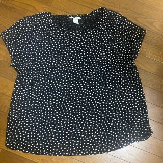 エイチアンドエム(H&M)のH & M ドット　Tシャツ　マリークワント　アイシャドウ付(Tシャツ(半袖/袖なし))