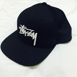 ステューシー(STUSSY)のSTUSSY 定番 黒 キャップ(キャップ)