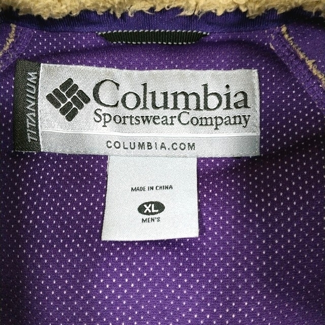 Columbia(コロンビア)のColumbia コロンビア アーチャーリッジ ジャケット ベージュ 紫 XL メンズのジャケット/アウター(ブルゾン)の商品写真