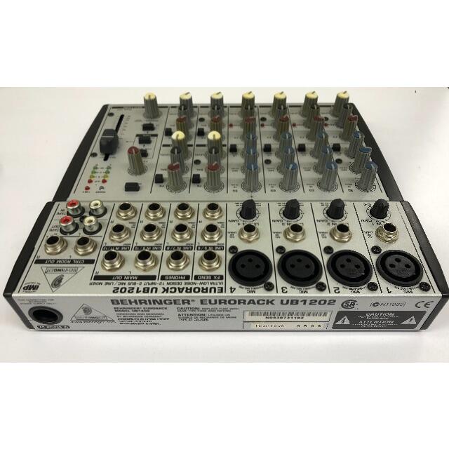 BEHRINGER EURORACK UB1202 楽器のレコーディング/PA機器(ミキサー)の商品写真