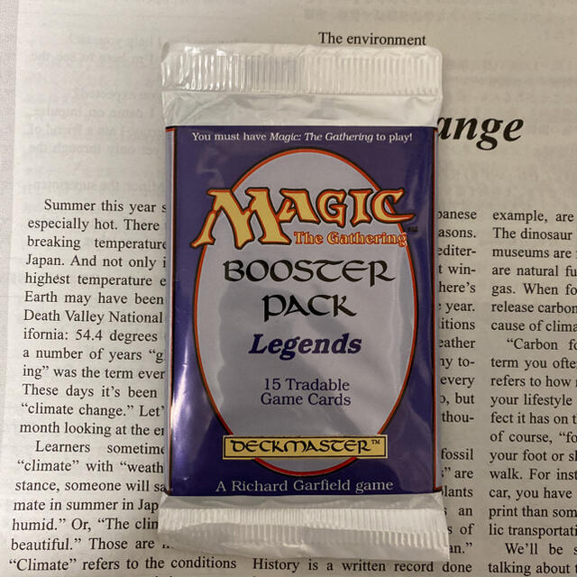 MTG Legends 未開封ブースターパック レジェンド 英語 MT3ASZ2PGv