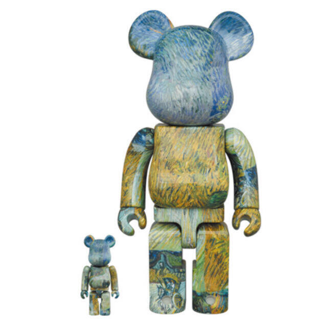 MEDICOM TOY(メディコムトイ)のBE@RBRICK Van Gogh ベアブリック ゴッホ 100%&400% エンタメ/ホビーのフィギュア(その他)の商品写真