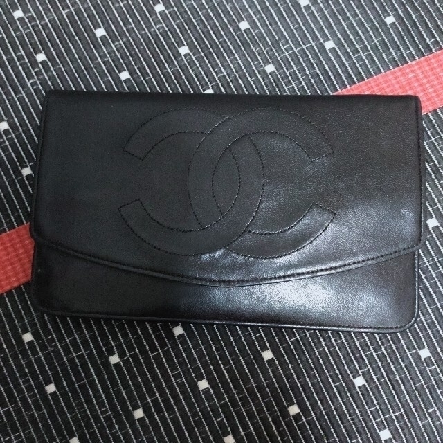 CHANEL(シャネル)の✩HIKARI様専用です✩シャネルココマークビンテージ　長財布　クラッチバッグ レディースのバッグ(クラッチバッグ)の商品写真