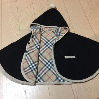 バーバリー(BURBERRY)のBURBERRY☆リバーシブルポンチョ(ジャケット/コート)