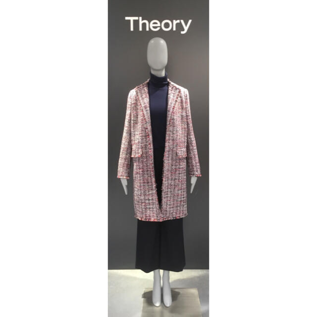 theory(セオリー)のTheory 20ss ツイードコート レディースのジャケット/アウター(ロングコート)の商品写真