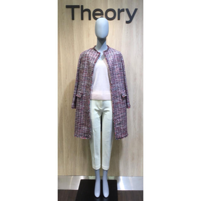 theory(セオリー)のTheory 20ss ツイードコート レディースのジャケット/アウター(ロングコート)の商品写真