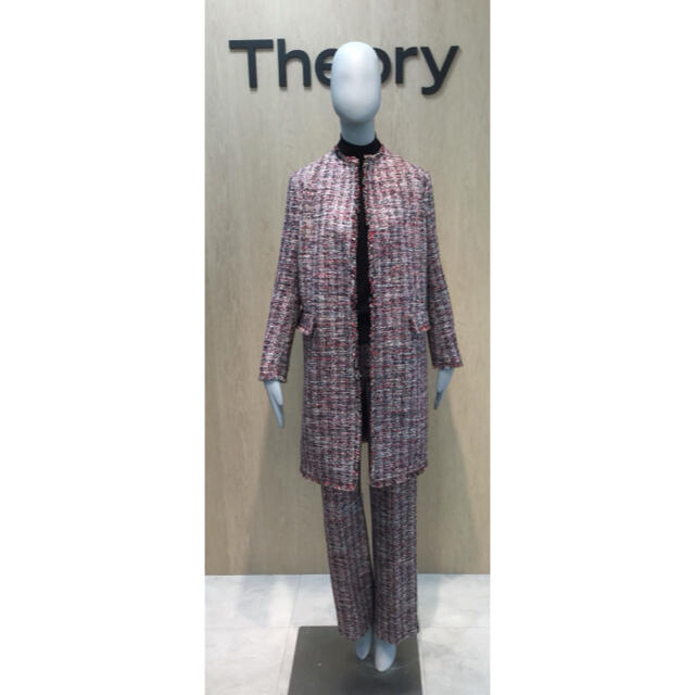 theory(セオリー)のTheory 20ss ツイードコート レディースのジャケット/アウター(ロングコート)の商品写真