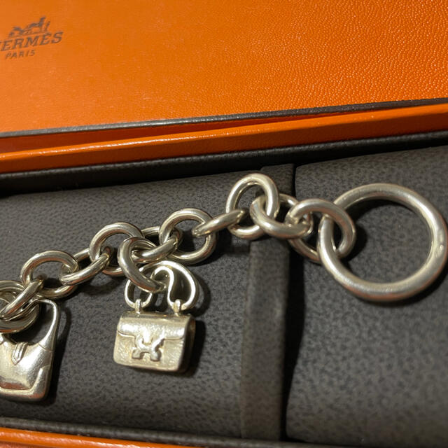 Hermes(エルメス)のVINTAGE HERMES  アミュレット　バッグ　5 チャーム　ブレスレット メンズのアクセサリー(ブレスレット)の商品写真