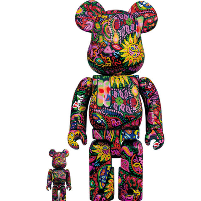 BE@RBRICK Psychedelic Paisley 100％&400%