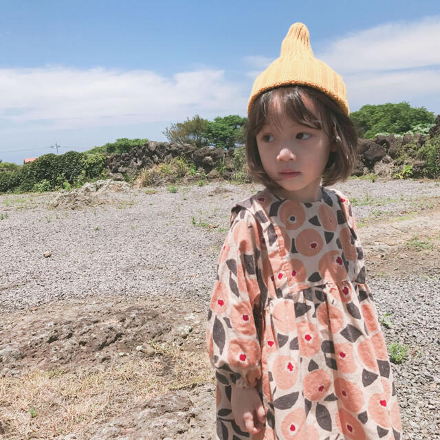 キッズ ベビー レトロ 女の子 北欧風 花柄 ワンピース 秋冬 韓国子供服の通販 By Melon S Shop ラクマ