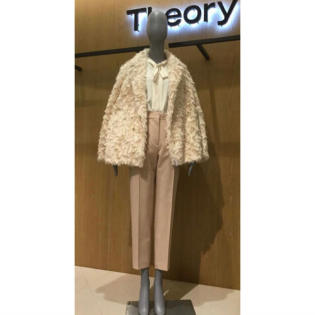 Theory 18aw フェイクファーコート