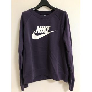 ナイキ(NIKE)の新品◎NIKE エッセンシャル クルー　スウェット トレーナー（パープル/L）(トレーナー/スウェット)