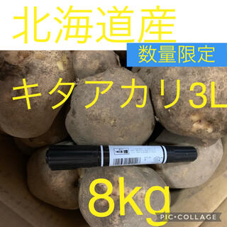 北海道産キタアカリ　3L 8kg(野菜)