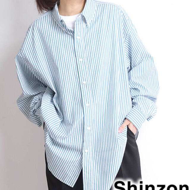 shinzone DADDY SHIRT/ダディーシャツ 【グリーン】 安い割引 67.0%OFF