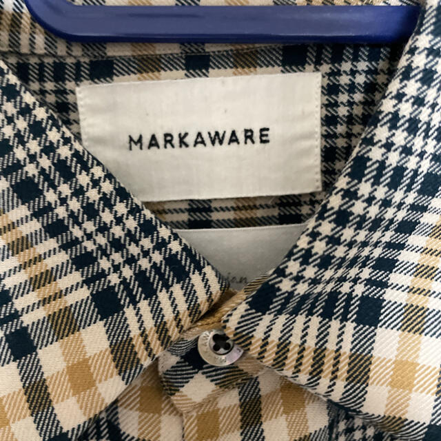 markawear チェックコンフォートフィットウールシャツ 2