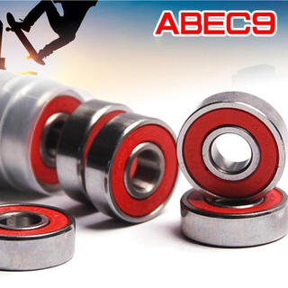 ABEC9 ベアリング　8個セット　スケボー用　スケートボード　新品未使用(スケートボード)
